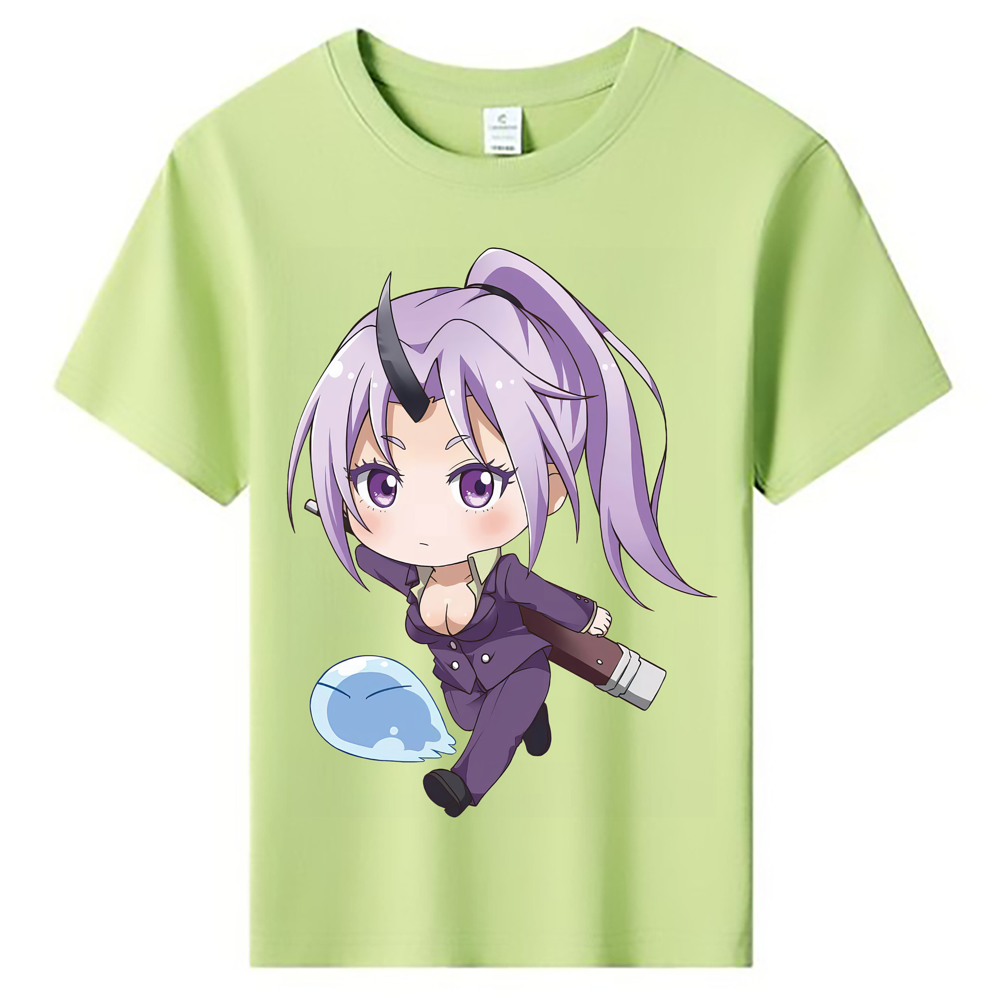 （画像用） 転スラ Regarding Reincarnated to Slime 綿100％キッズTシャツ（フロントプリント）